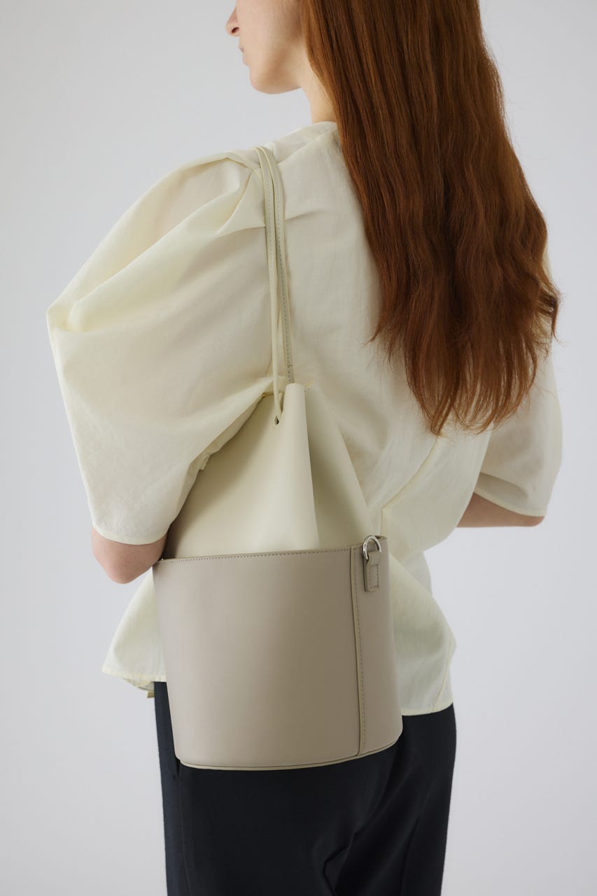 Combination bucket bag GREIGE FREE