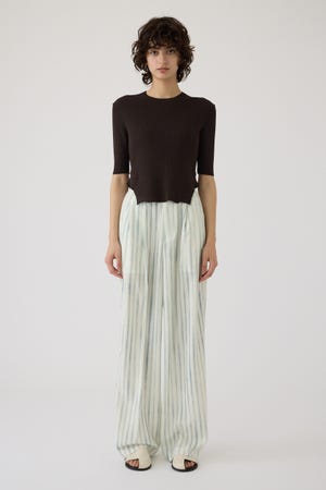 RIM.ARK - 【RIM.ARK】 Round hem knit tops BLK36 RIM.ARK | Round hem knit tops (KNITWEAR ) |RIM.ARK ONLINE STORE