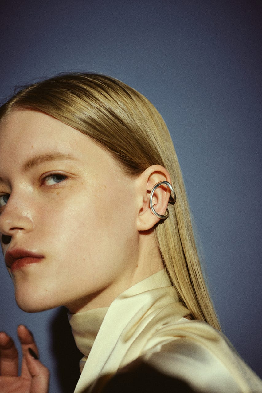 【26FW PRE ORDER】BLANC IRIS EX EAR CUFF SLV SLV FREE