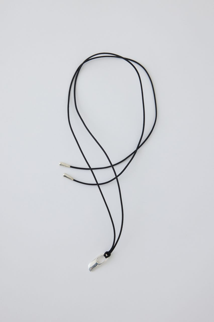 【26FW PRE ORDER】BLANC IRIS EX CORD PENDANT SLV FREE