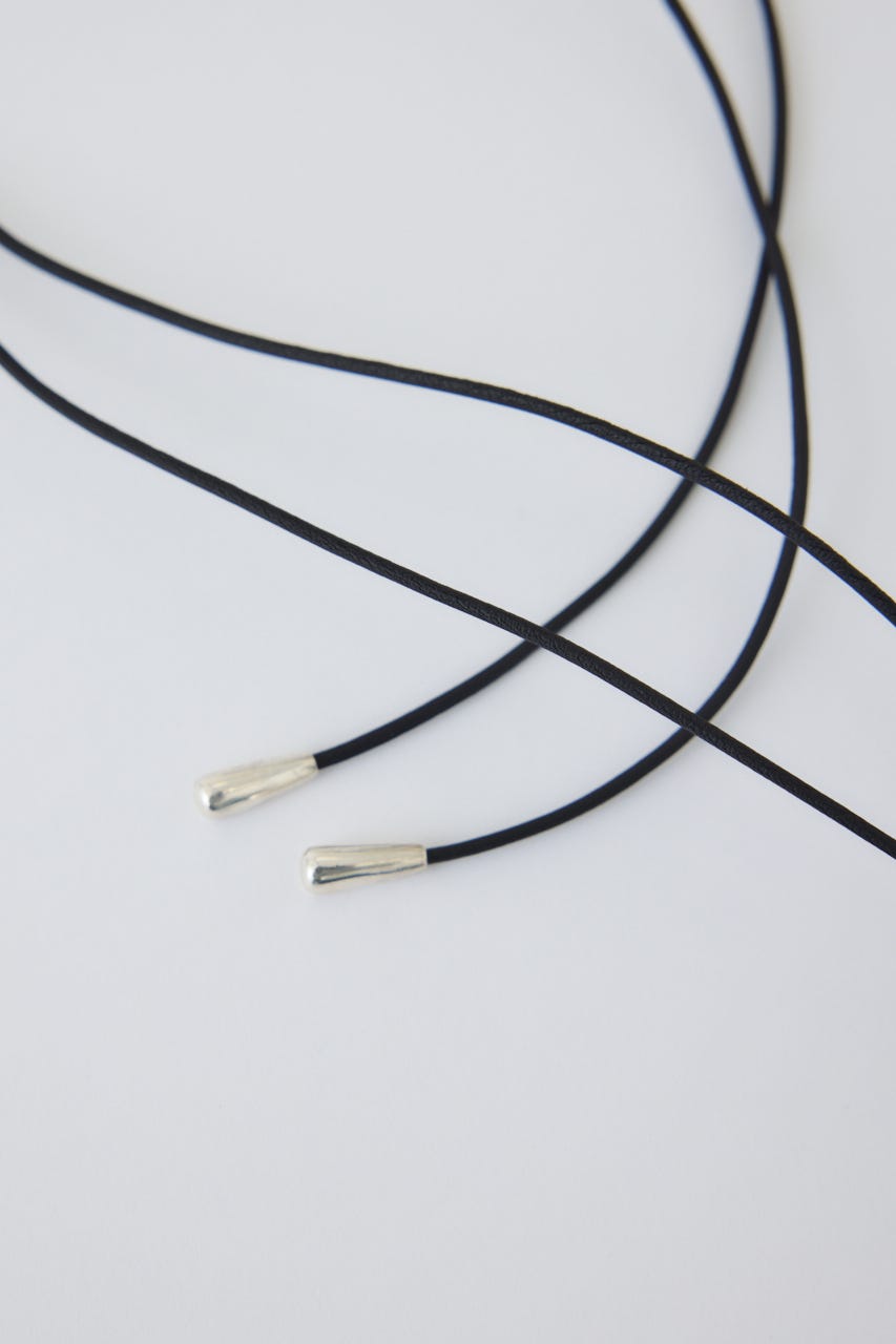 【26FW PRE ORDER】BLANC IRIS EX CORD PENDANT SLV FREE