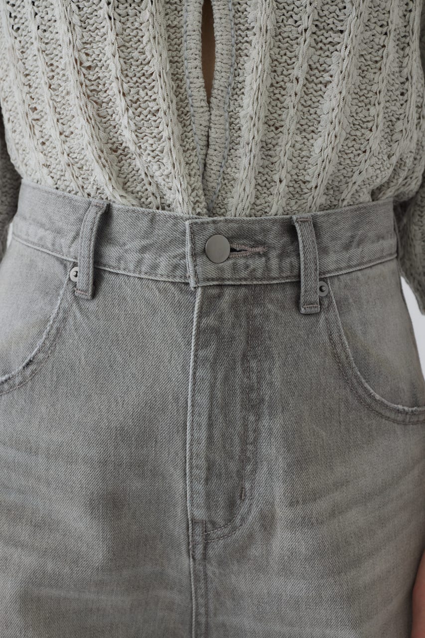6/17- order start Middle straight light denim GRY 38