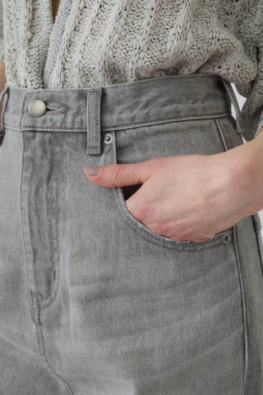 6/17- order start Middle straight light denim GRY 38