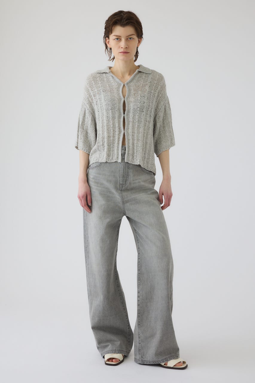 6/17- order start Middle straight light denim GRY 38