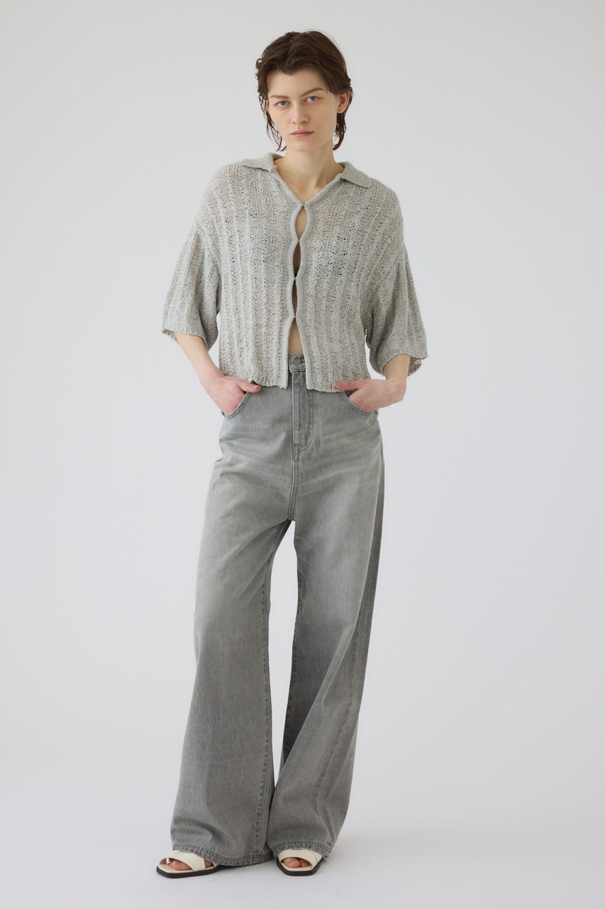 6/17- order start Middle straight light denim GRY 38