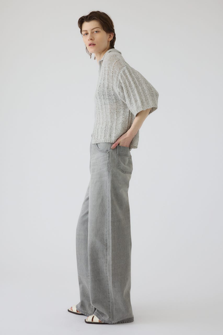 6/17- order start Middle straight light denim GRY 38