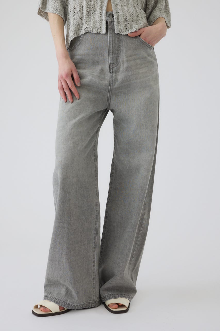 6/17- order start Middle straight light denim GRY 38