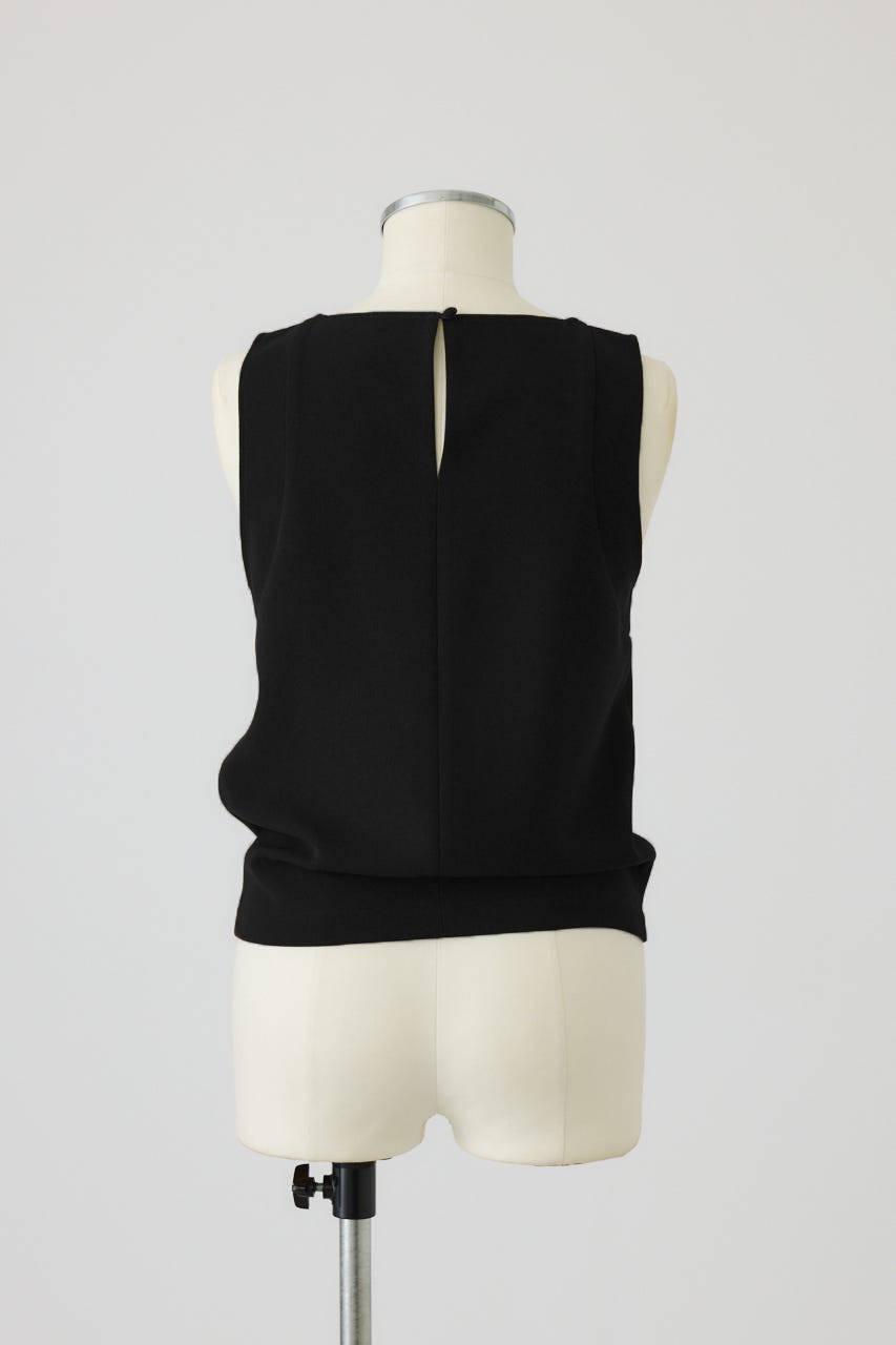 7/1- order start Georgette sleeveless tops BLK 38
