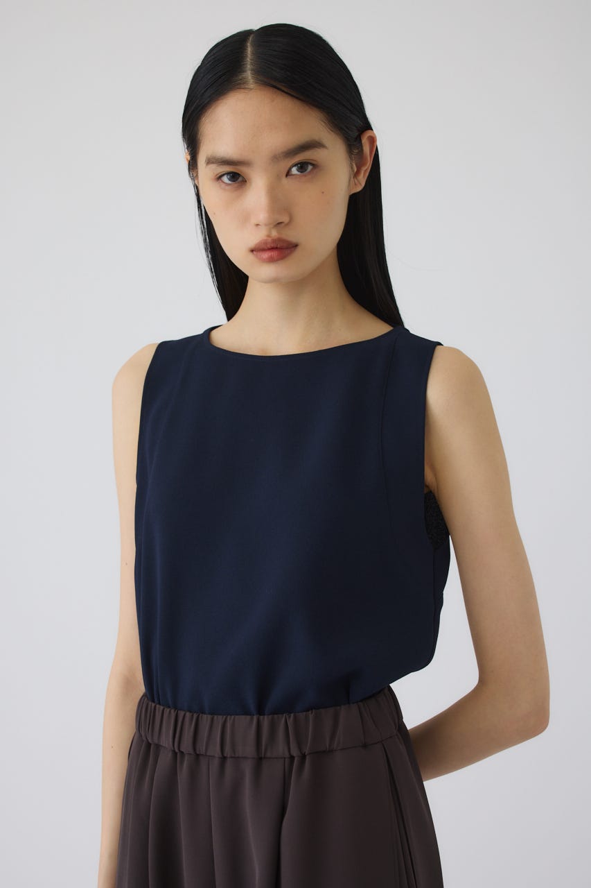 7/1- order start Georgette sleeveless tops NVY 38