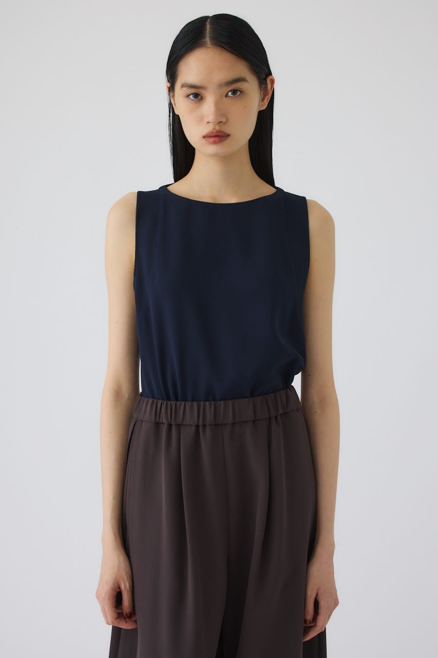 7/1- order start Georgette sleeveless tops NVY 38