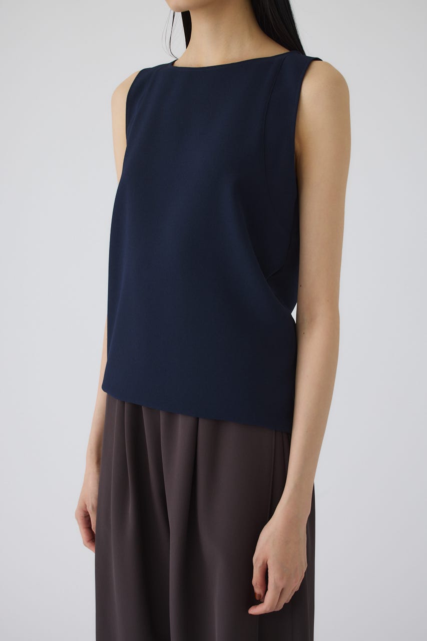7/1- order start Georgette sleeveless tops NVY 38