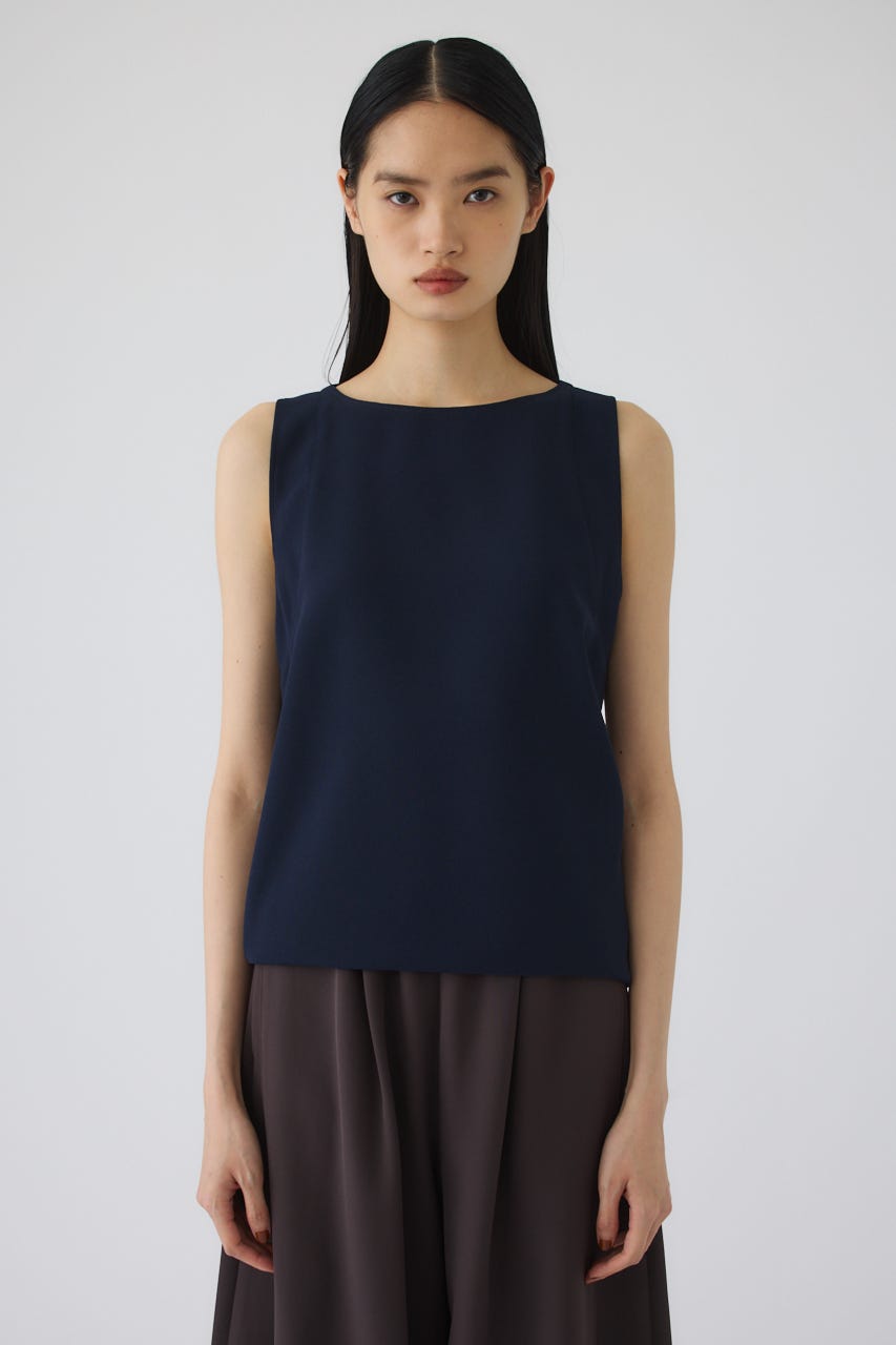 7/1- order start Georgette sleeveless tops NVY 38