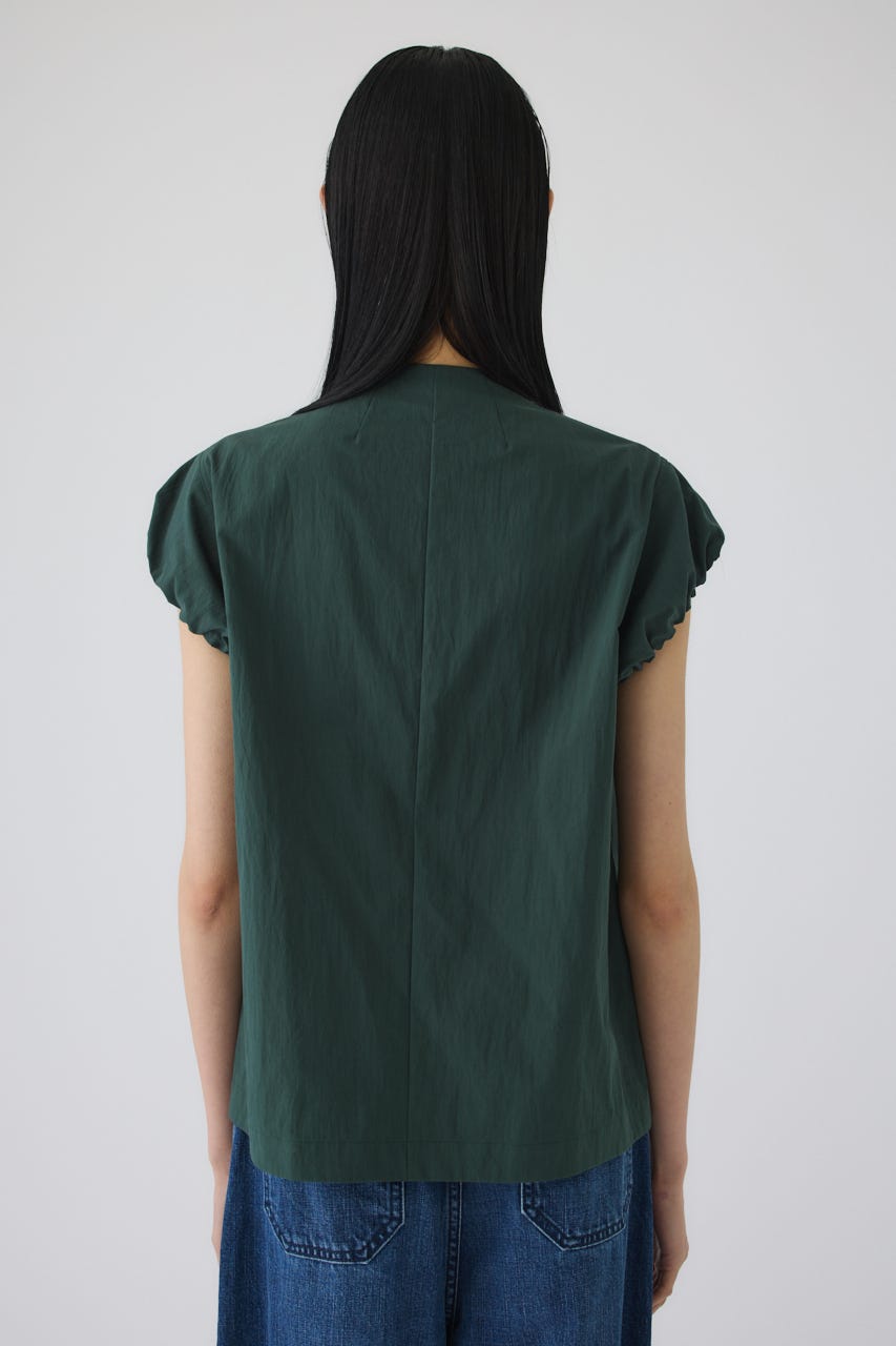 7/15- order start Bottle neck volume blouse GRN FREE