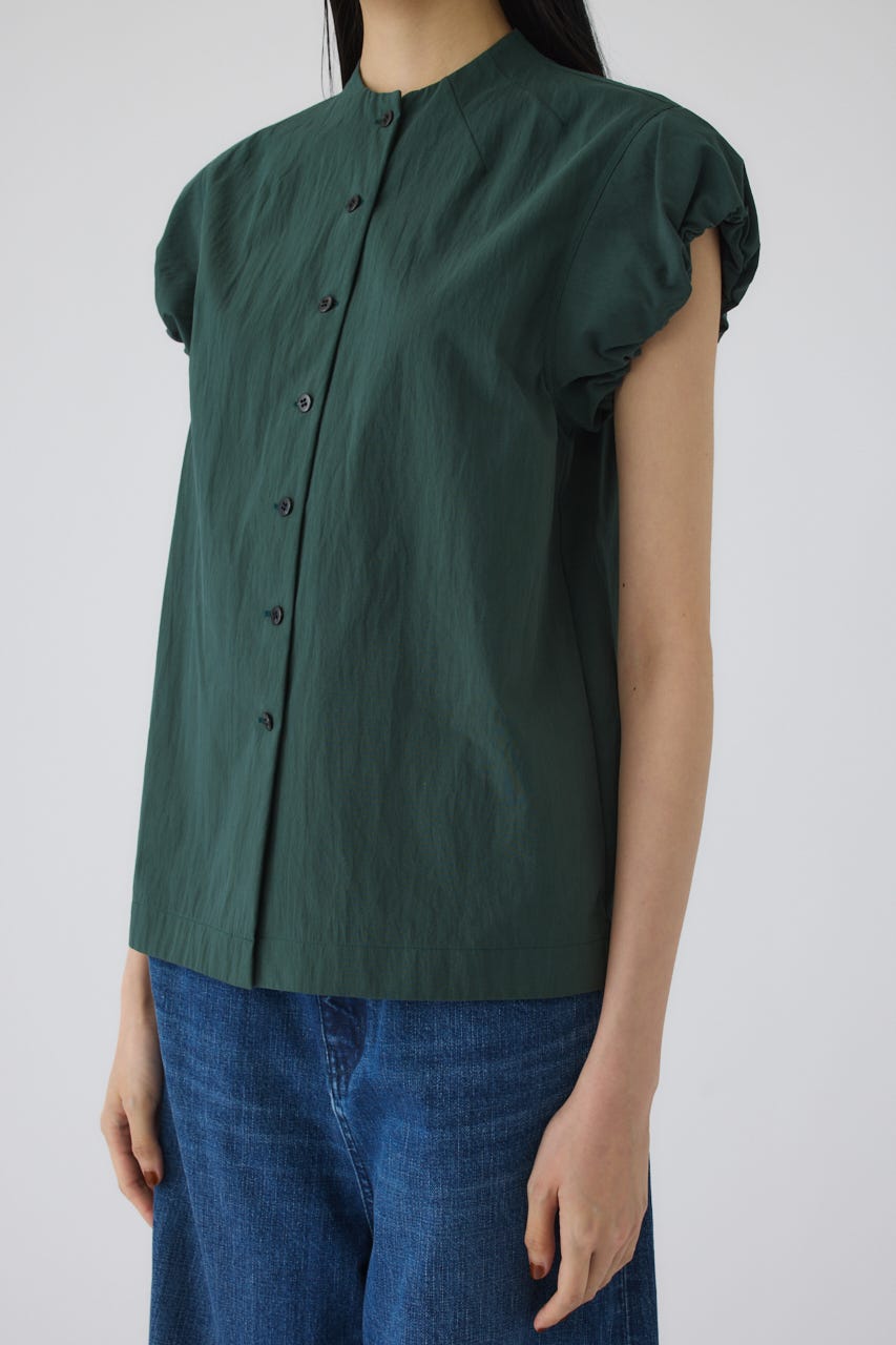 7/15- order start Bottle neck volume blouse GRN FREE