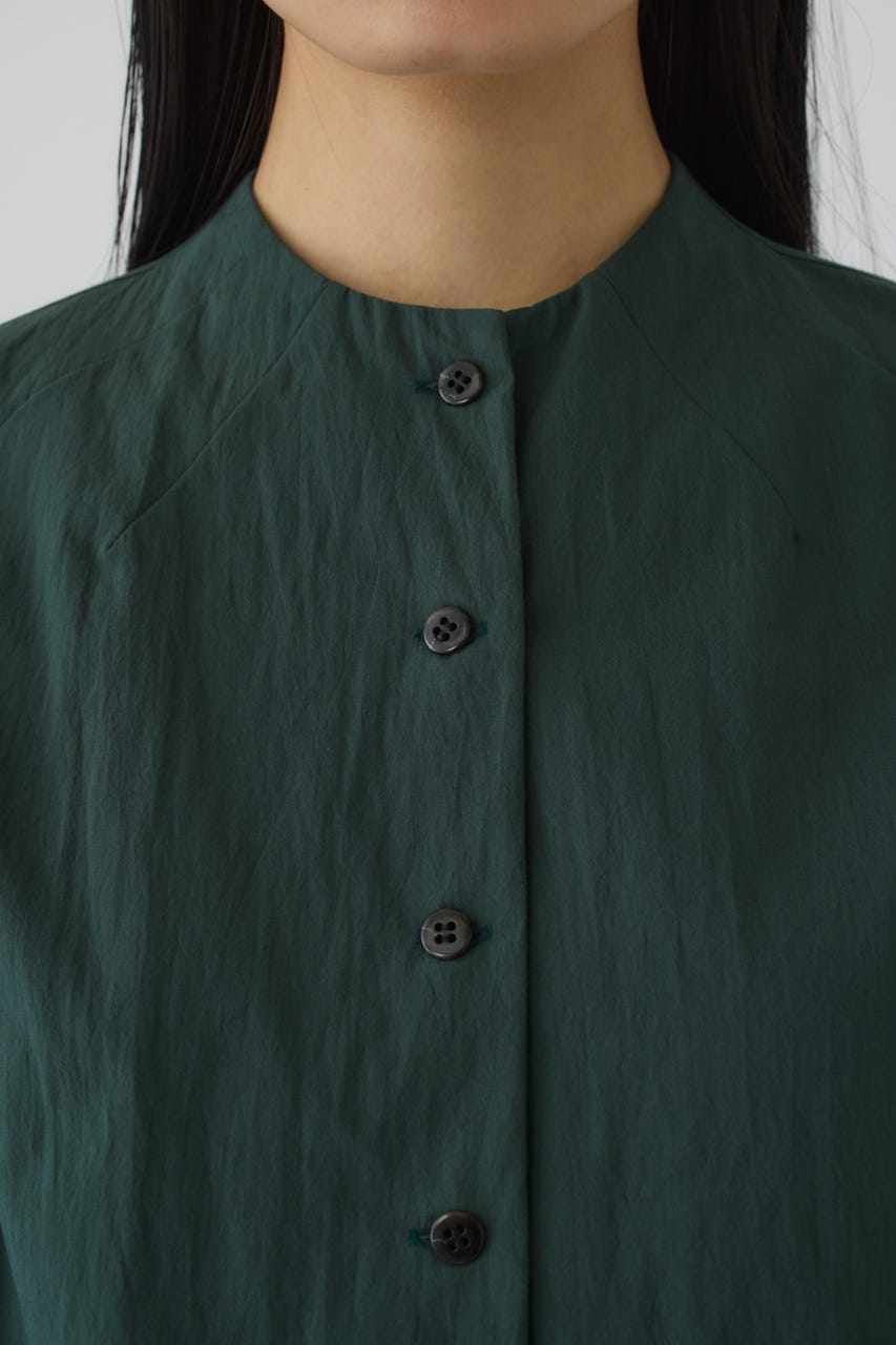 7/15- order start Bottle neck volume blouse GRN FREE