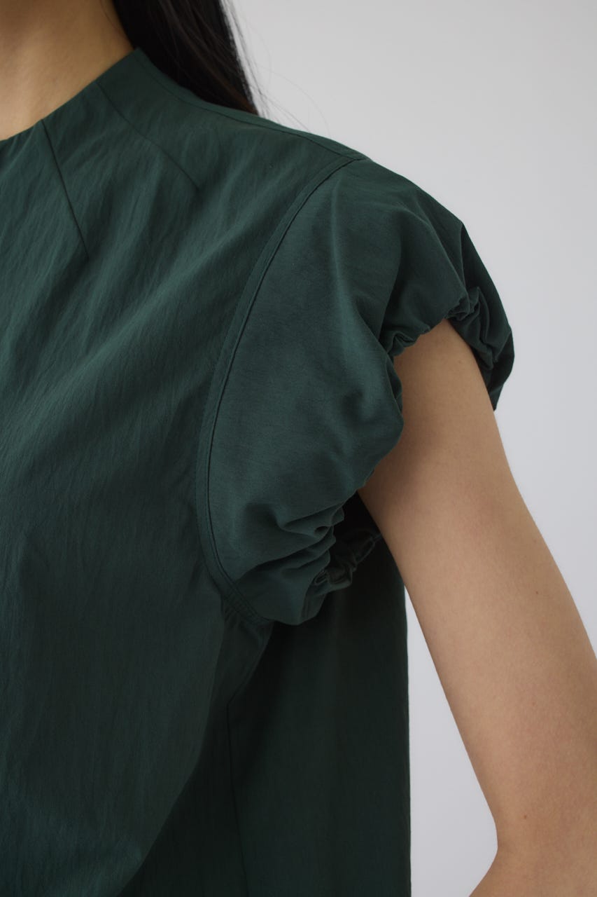 7/15- order start Bottle neck volume blouse GRN FREE