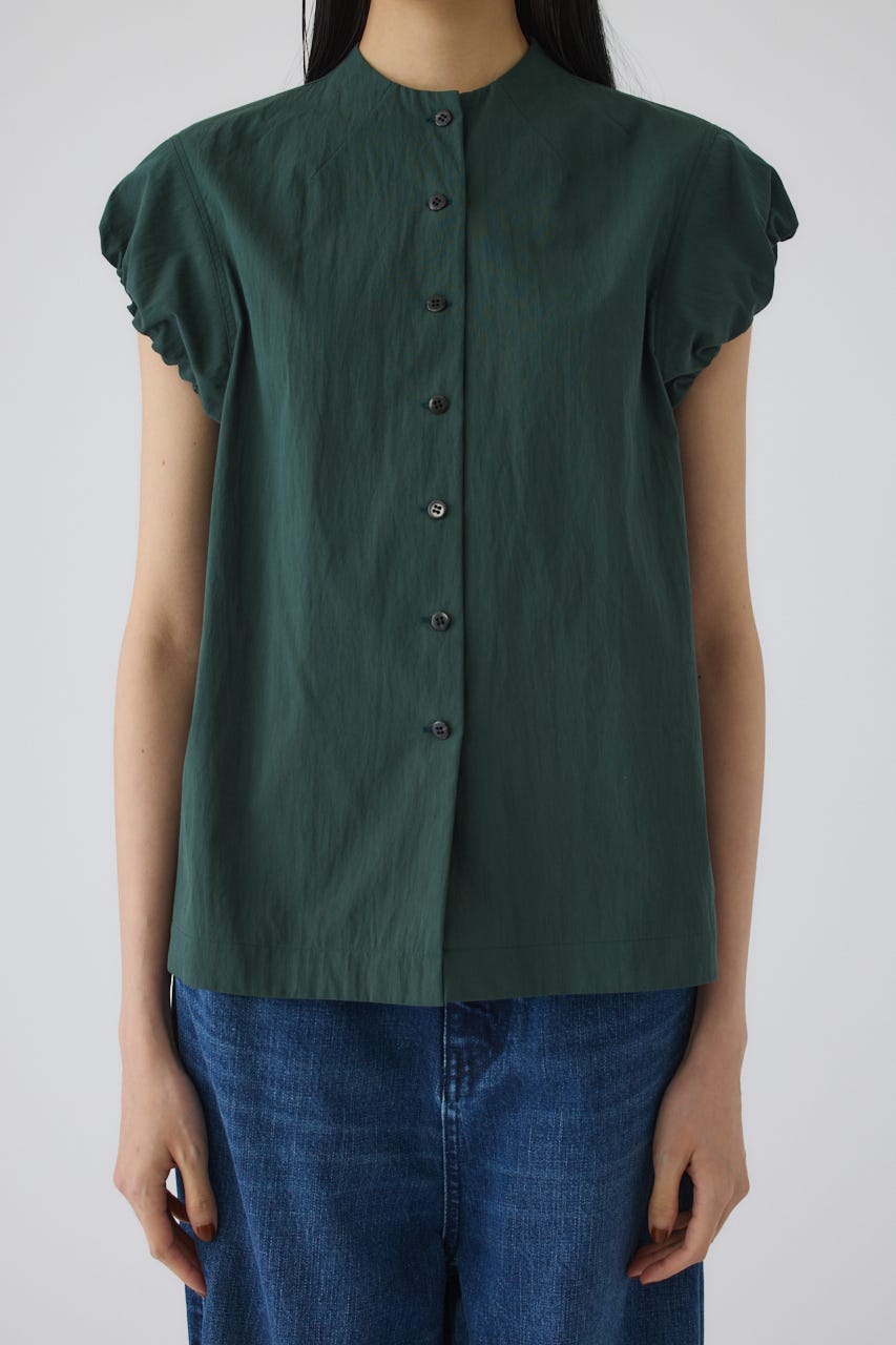 7/15- order start Bottle neck volume blouse GRN FREE
