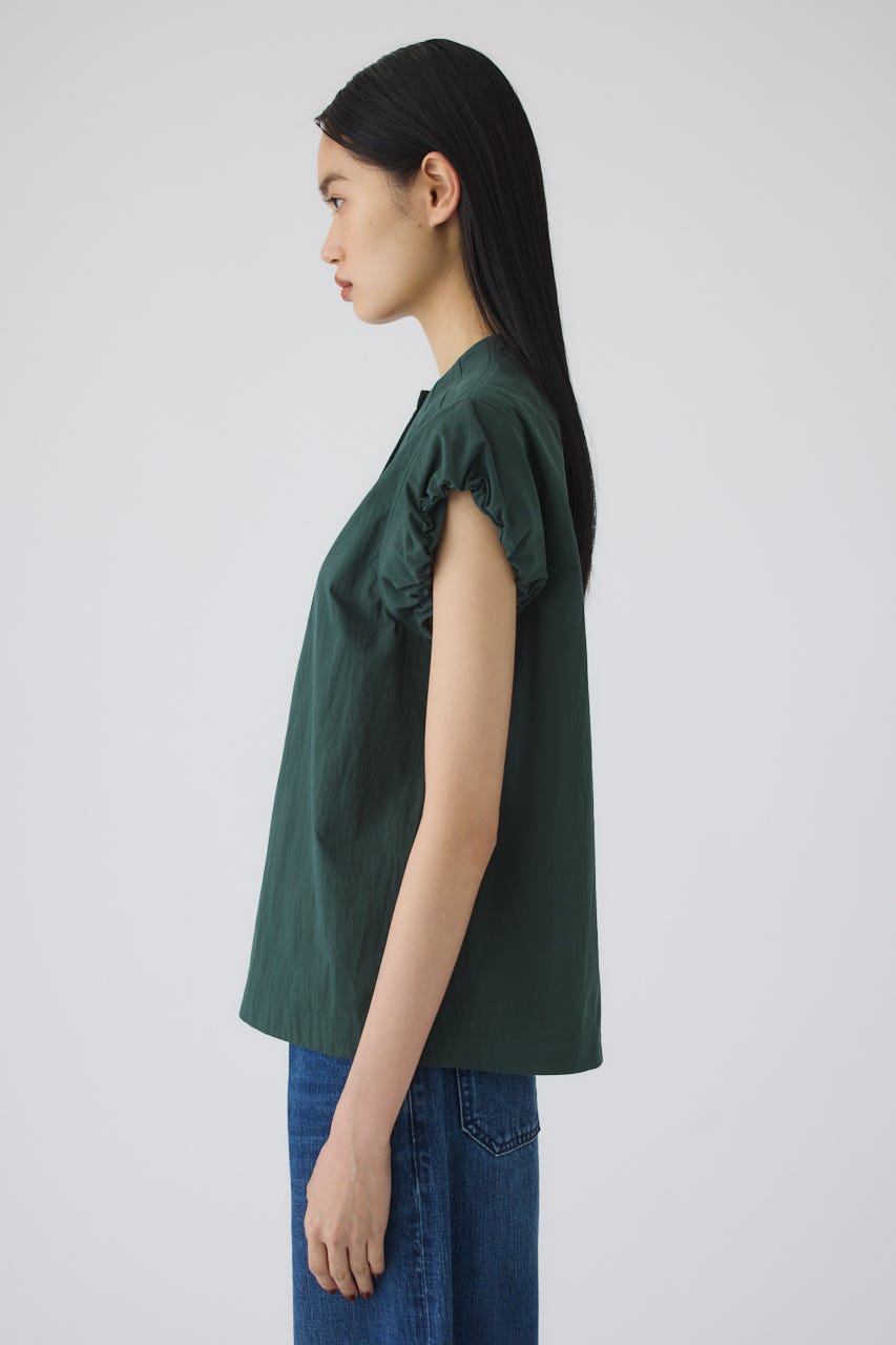 7/15- order start Bottle neck volume blouse GRN FREE