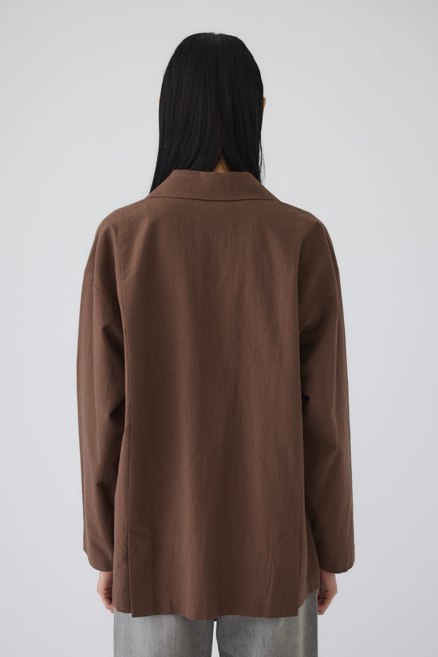 7/1- order start Linen mix shirt JK BRN FREE