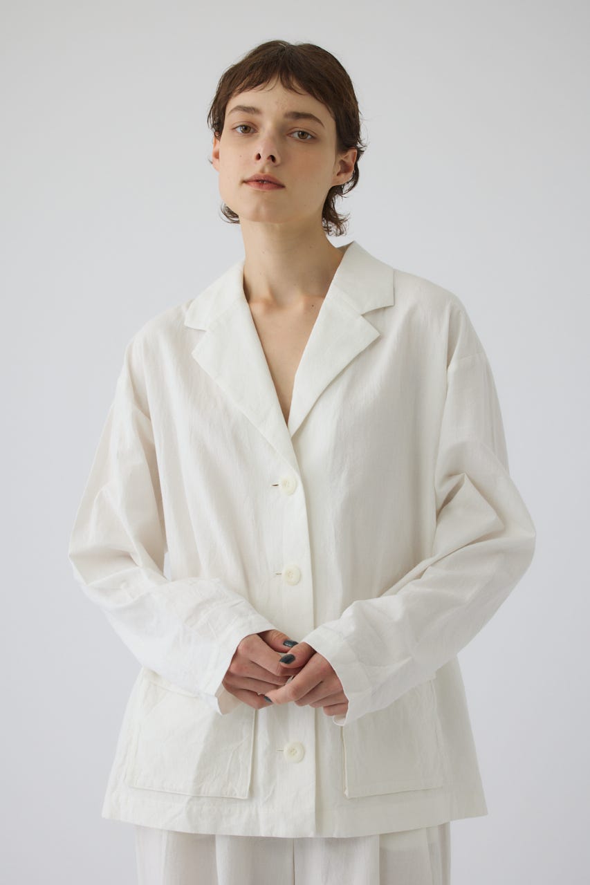 7/1- order start Linen mix shirt JK WHT FREE