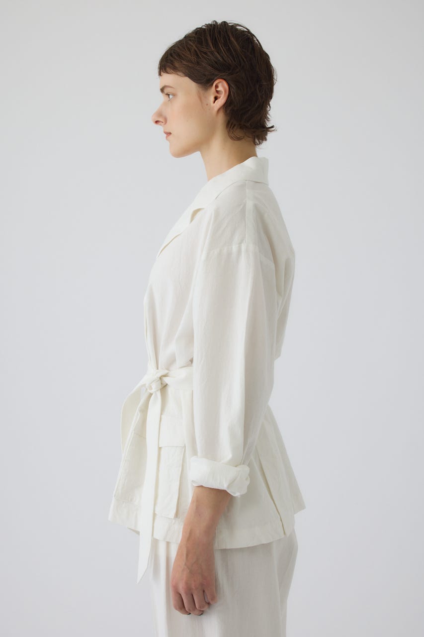7/1- order start Linen mix shirt JK WHT FREE
