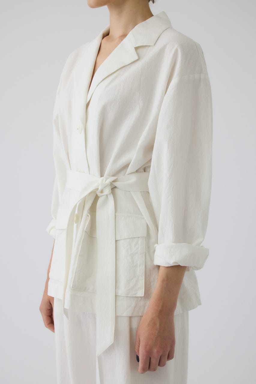 7/1- order start Linen mix shirt JK WHT FREE