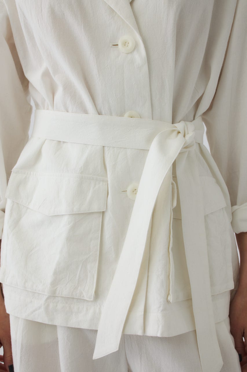 7/1- order start Linen mix shirt JK WHT FREE