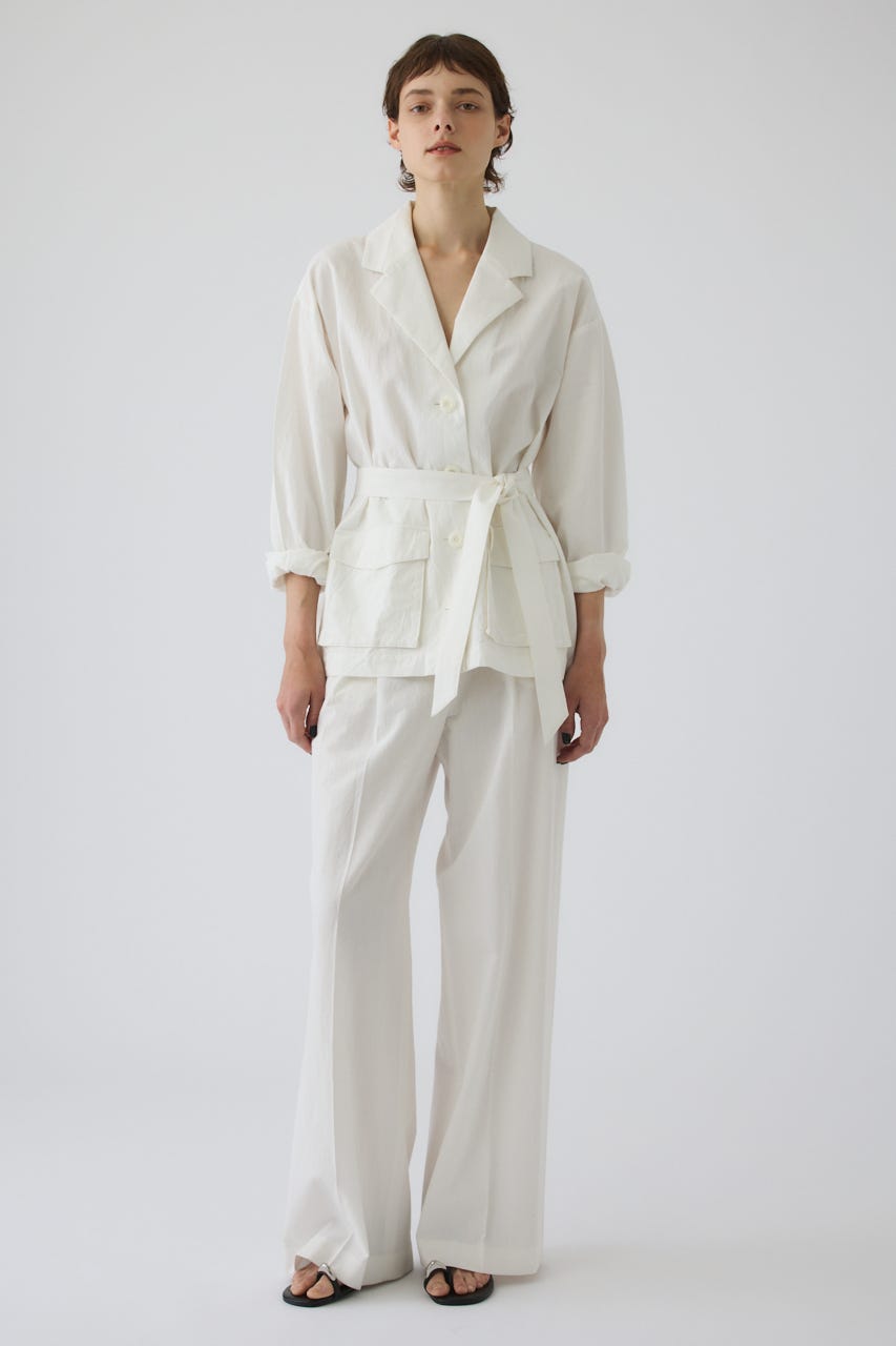7/1- order start Linen mix shirt JK WHT FREE