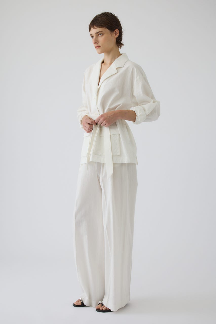 7/1- order start Linen mix shirt JK WHT FREE