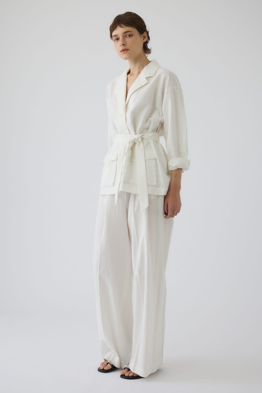 7/1- order start Linen mix shirt JK WHT FREE