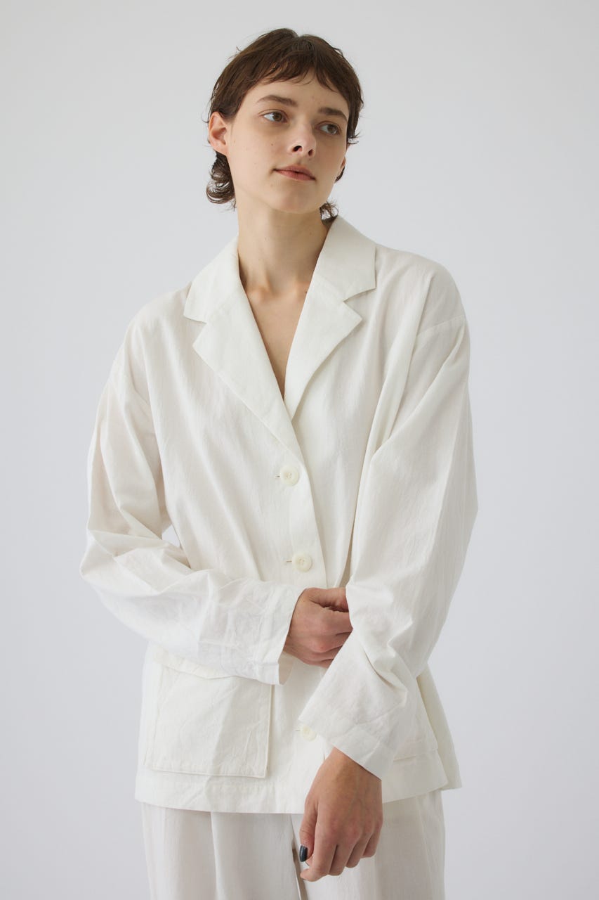 7/1- order start Linen mix shirt JK WHT FREE