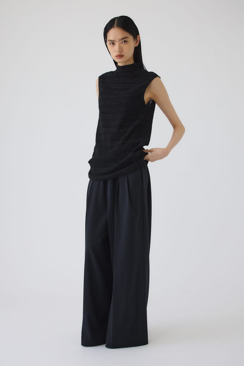 6/17- order start Random shirring tops BLK FREE