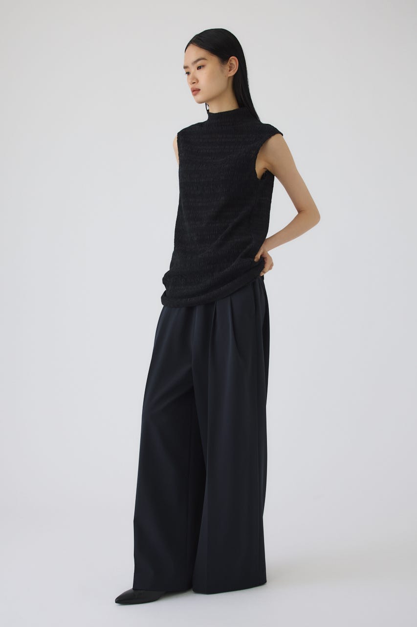 6/17- order start Random shirring tops BLK FREE