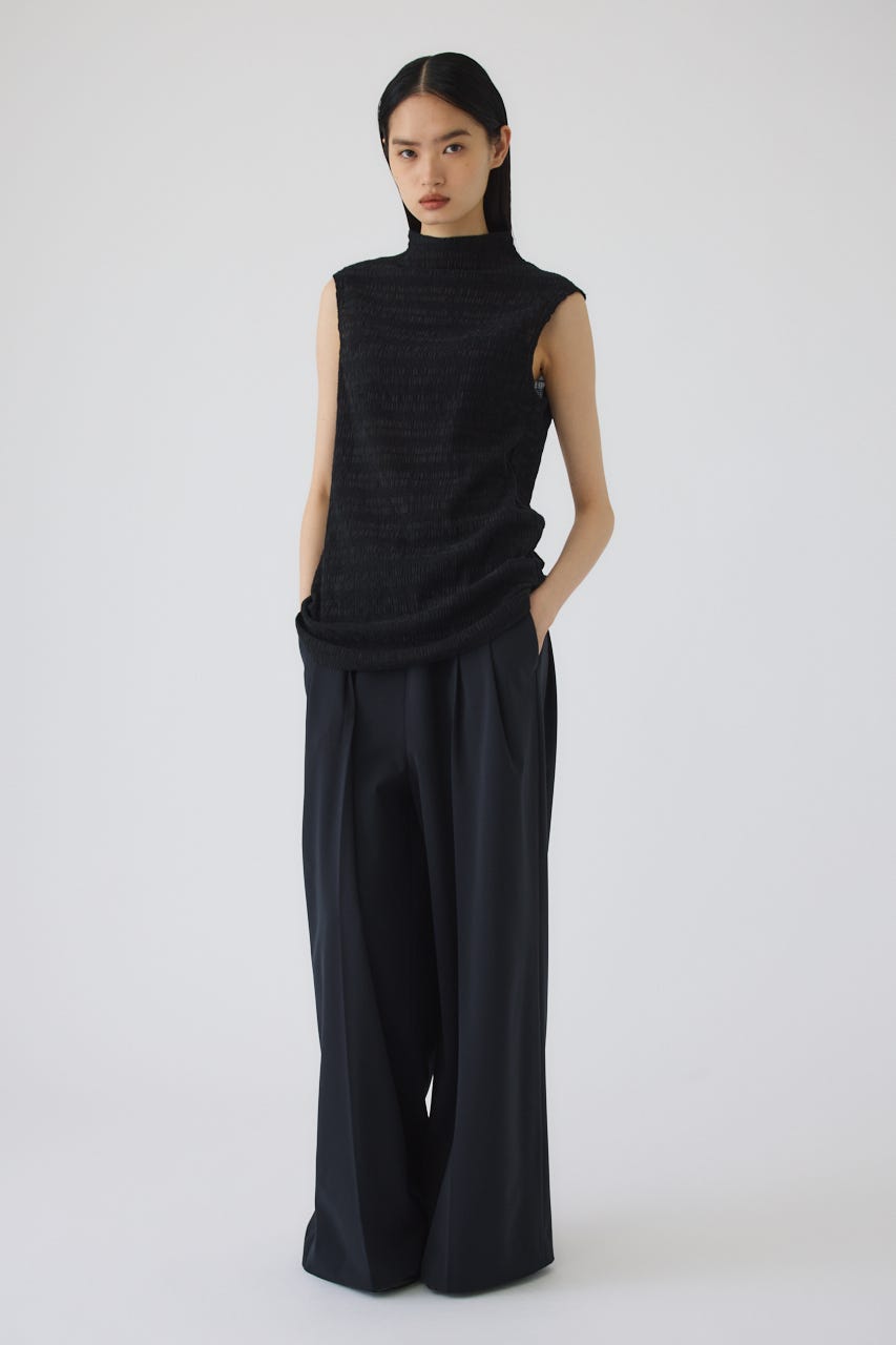 6/17- order start Random shirring tops BLK FREE
