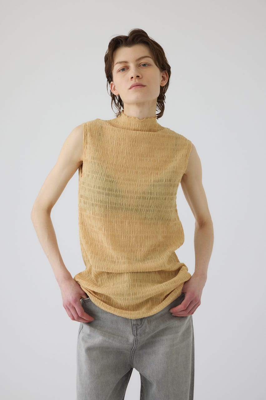 6/17- order start Random shirring tops L/ORG FREE