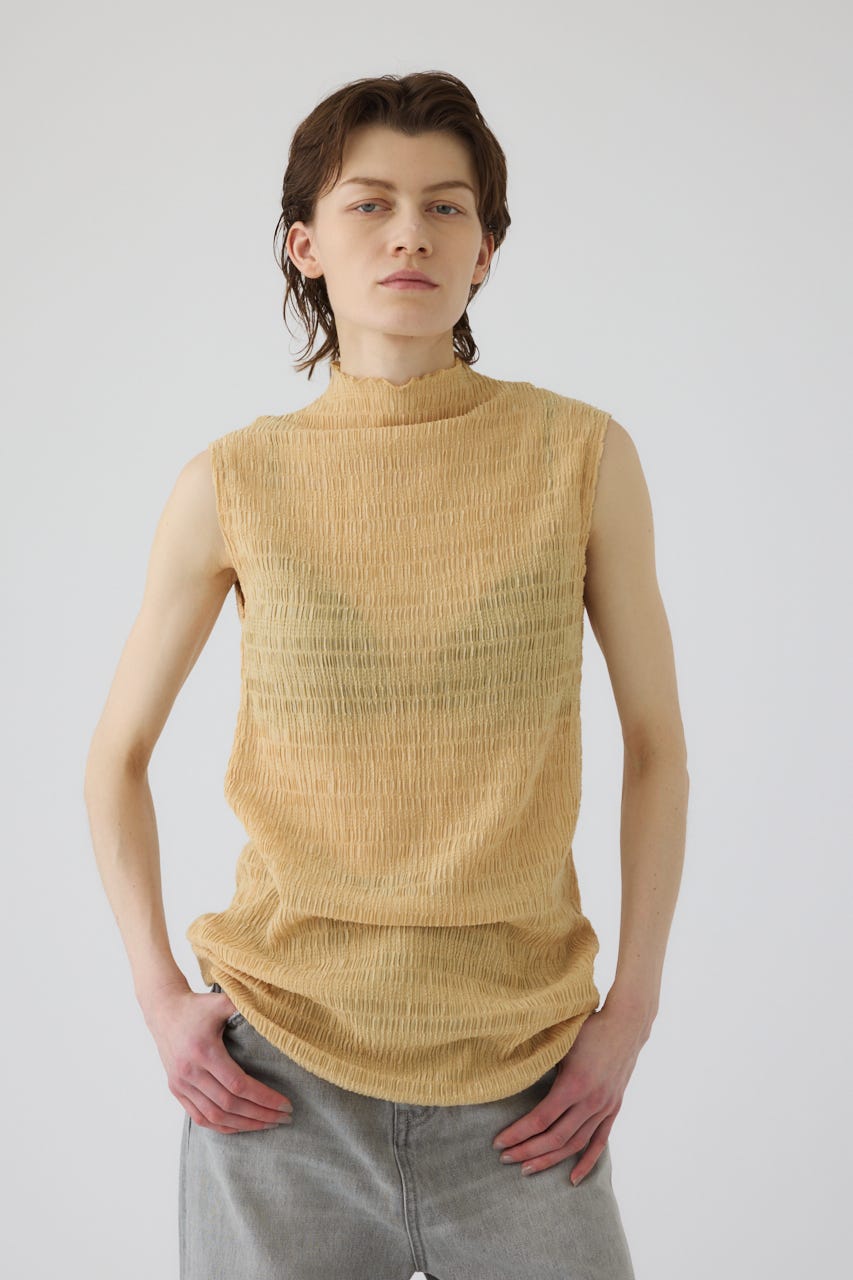6/17- order start Random shirring tops L/ORG FREE