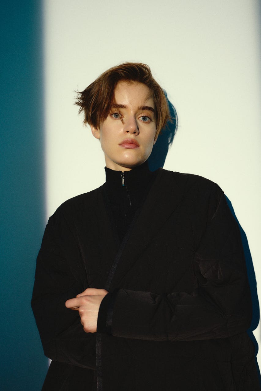 【26FW OUTER PRE ORDER】Original quilting cover CT BLK FREE