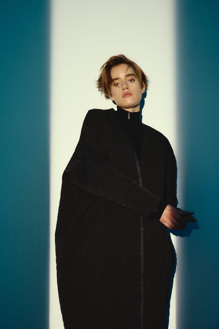 【26FW OUTER PRE ORDER】Original quilting cover CT BLK FREE