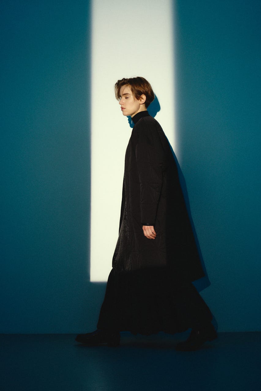 【26FW OUTER PRE ORDER】Original quilting cover CT BLK FREE