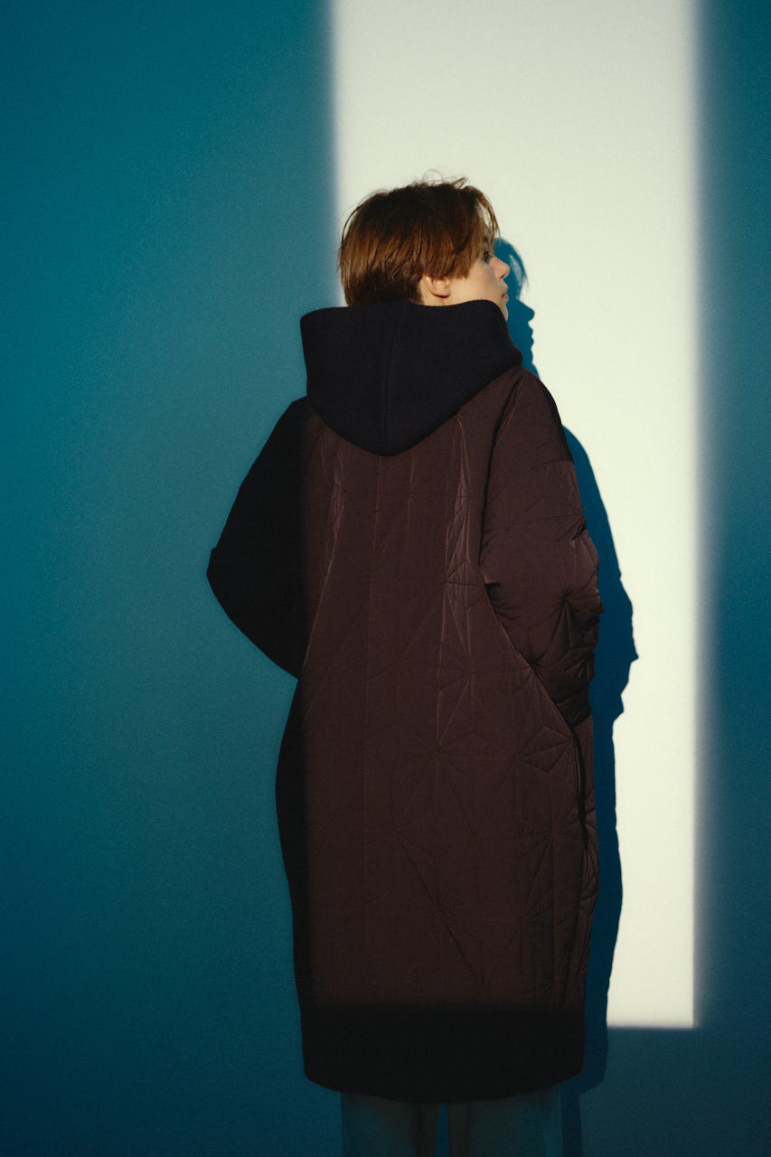 【26FW OUTER PRE ORDER】Original quilting cover CT BRN FREE