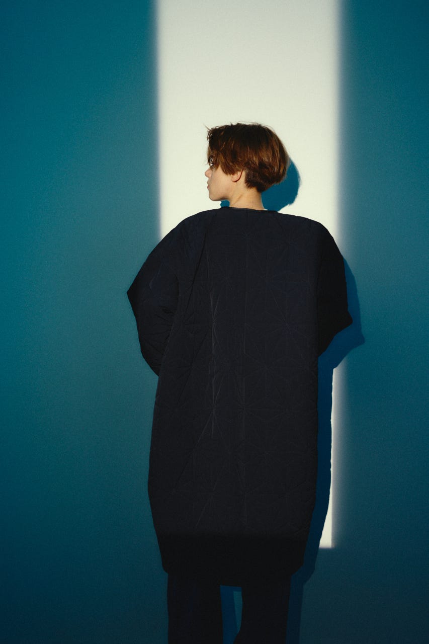 【26FW OUTER PRE ORDER】Original quilting cover CT NVY FREE