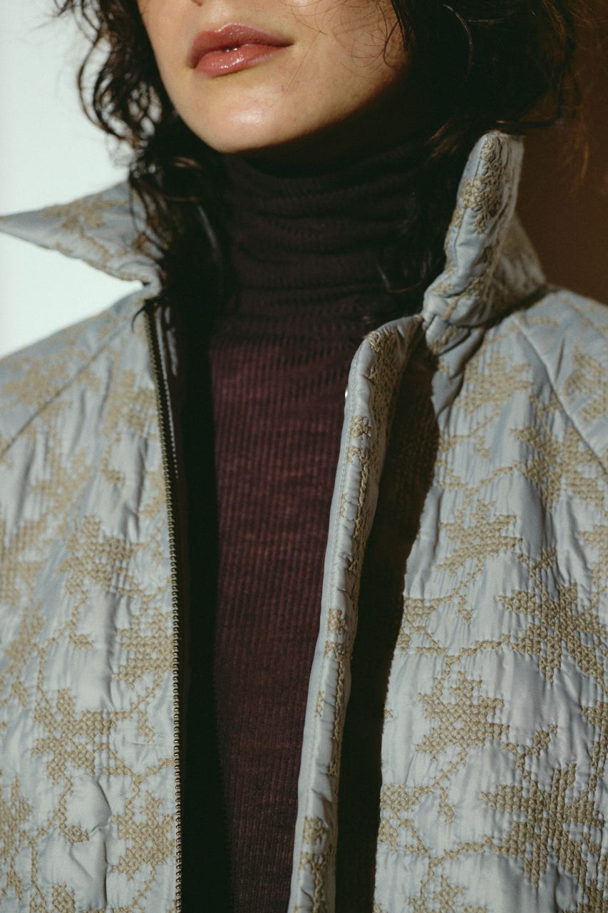 【26FW OUTER PRE ORDER】Punching embroidary BZ BEG 38