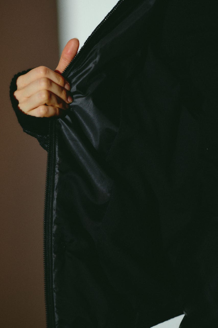 【26FW OUTER PRE ORDER】Punching embroidary BZ BLK 36