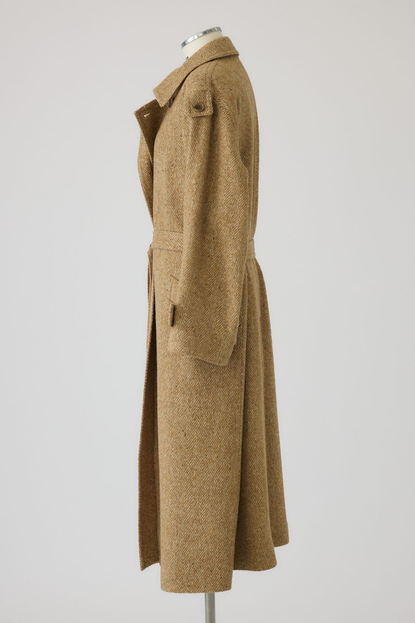 【26FW PRE ORDER】Herringbone over loose CT BEG 36