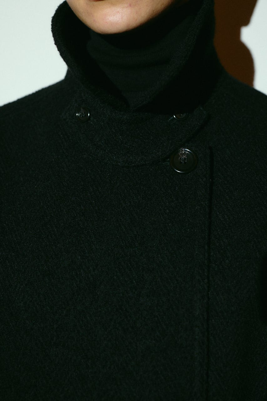 【26FW OUTER PRE ORDER】Herringbone over loose CT BLK 36