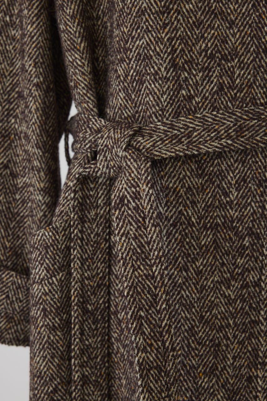 【26FW PRE ORDER】Herringbone over loose CT BRN 38