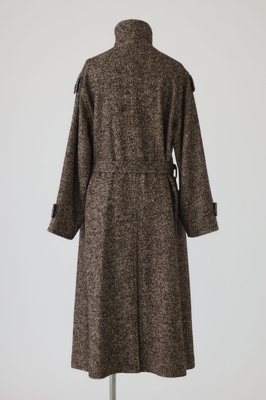 【26FW PRE ORDER】Herringbone over loose CT BRN 38