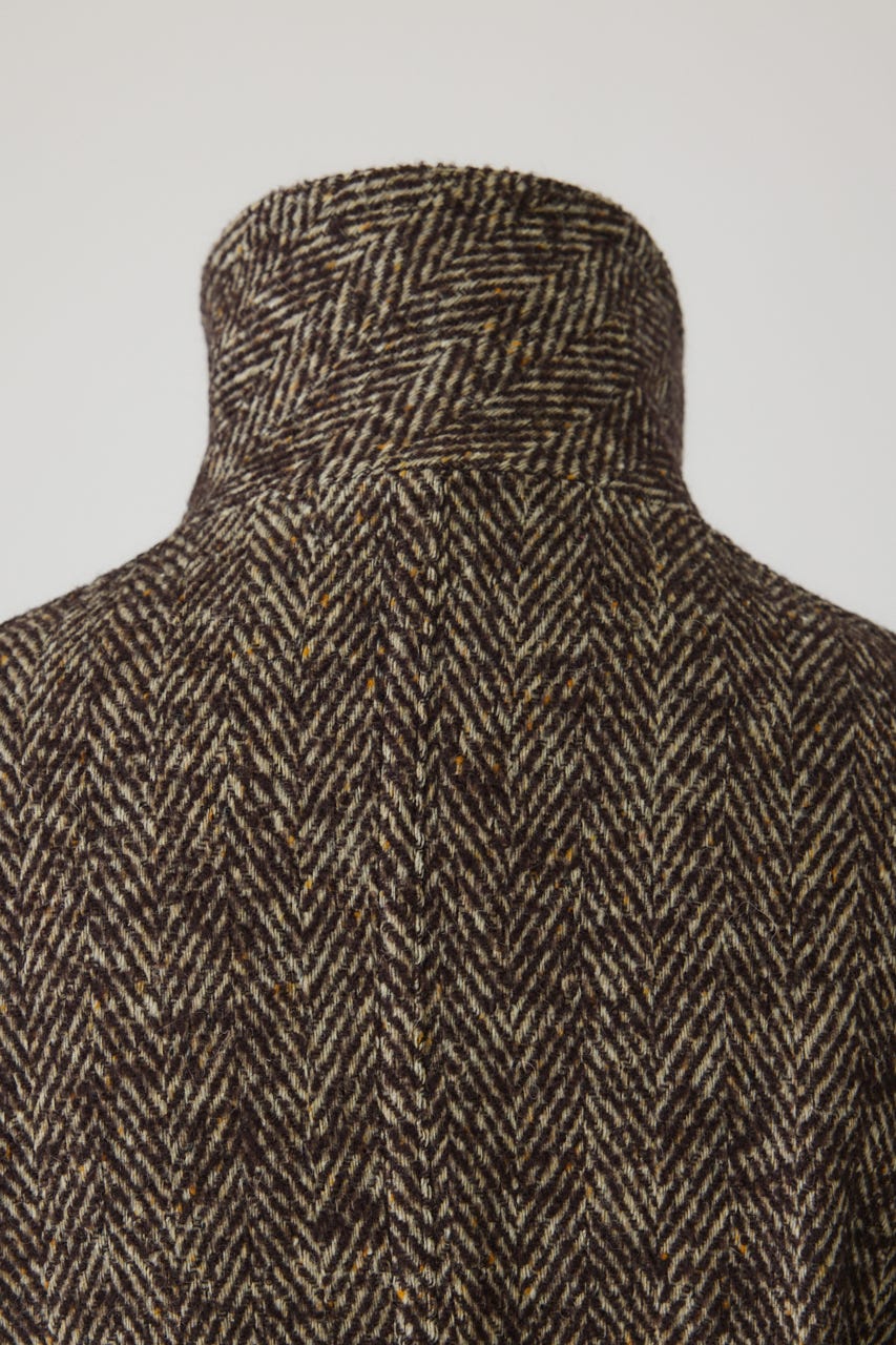 【26FW PRE ORDER】Herringbone over loose CT BRN 38