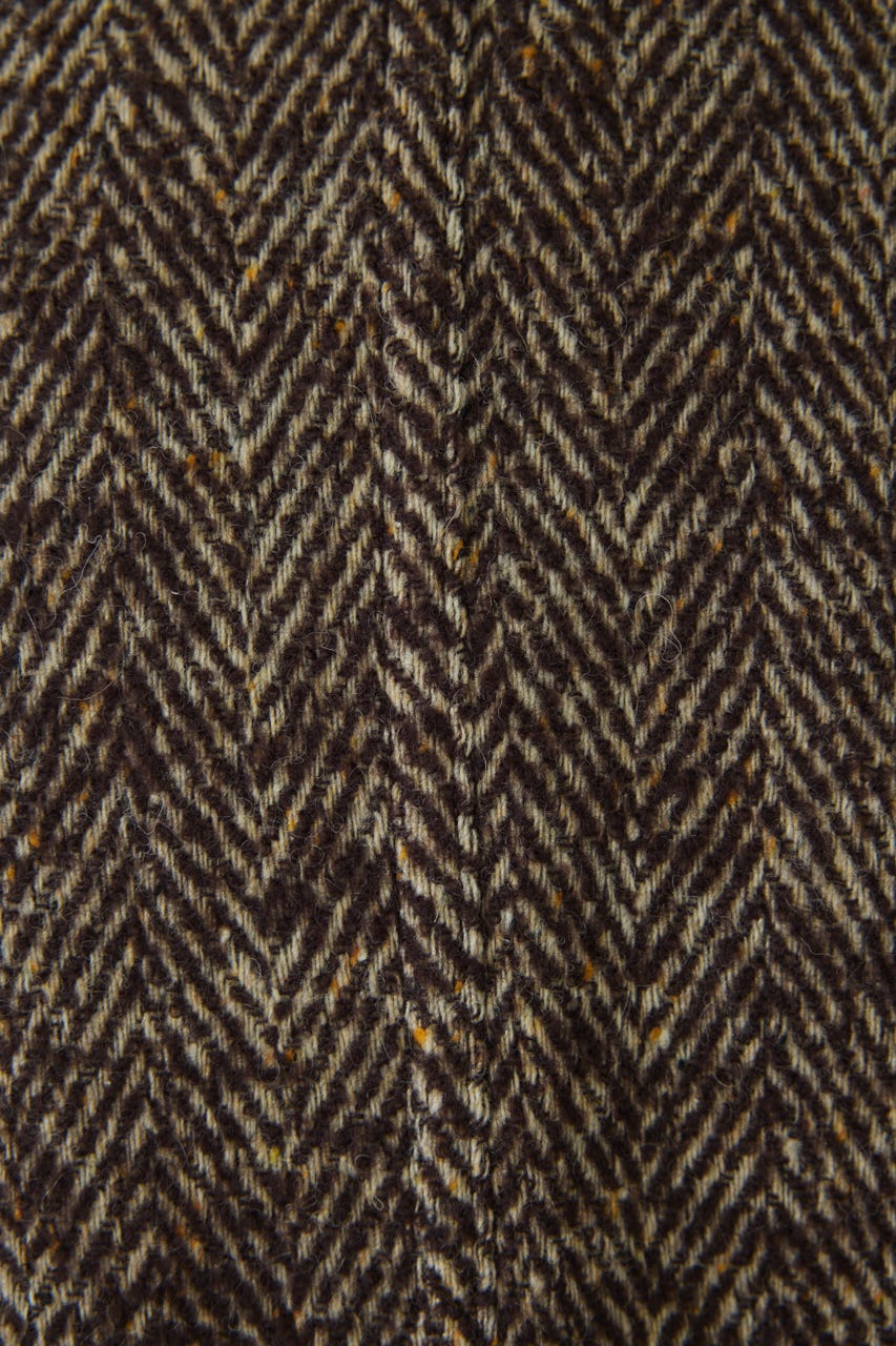 【26FW PRE ORDER】Herringbone over loose CT BRN 38