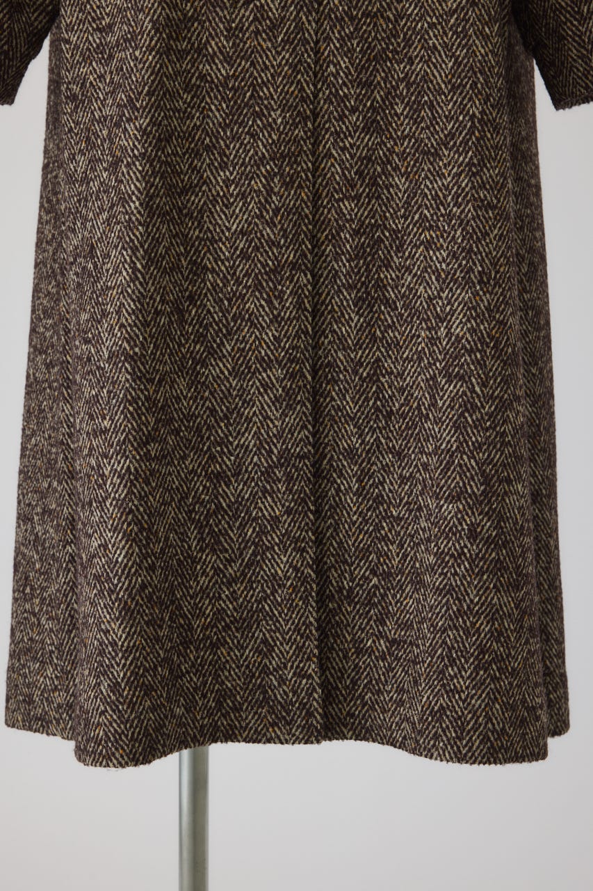 【26FW PRE ORDER】Herringbone over loose CT BRN 38